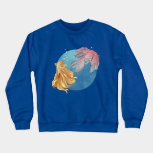 Fighting Fish Crewneck Sweatshirt